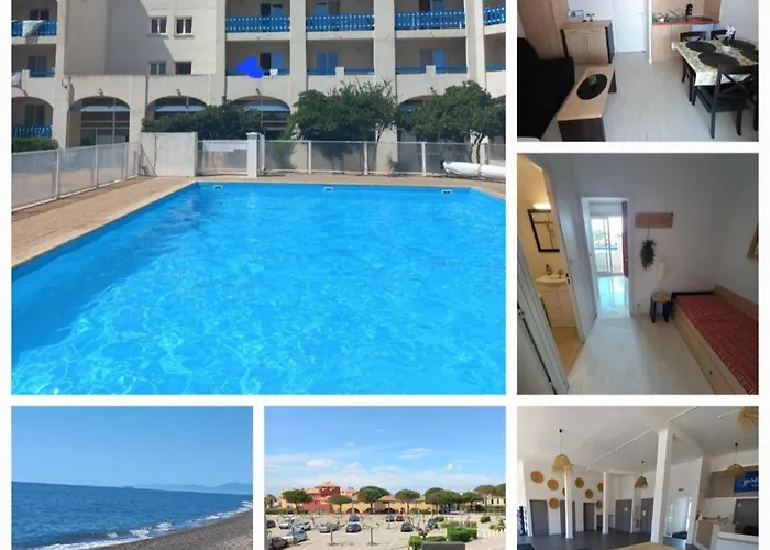 Coquet Studio 4 Pers, Piscine,Clim Mobile, Plage A 300 M,A 5Min A Pied Du Lydia